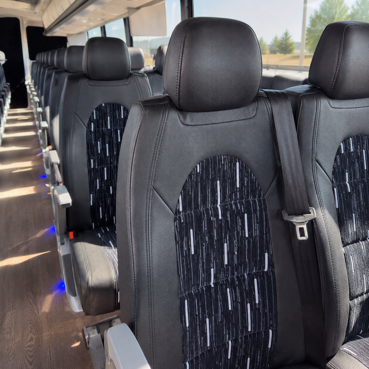 high point concert transportation onboard seating