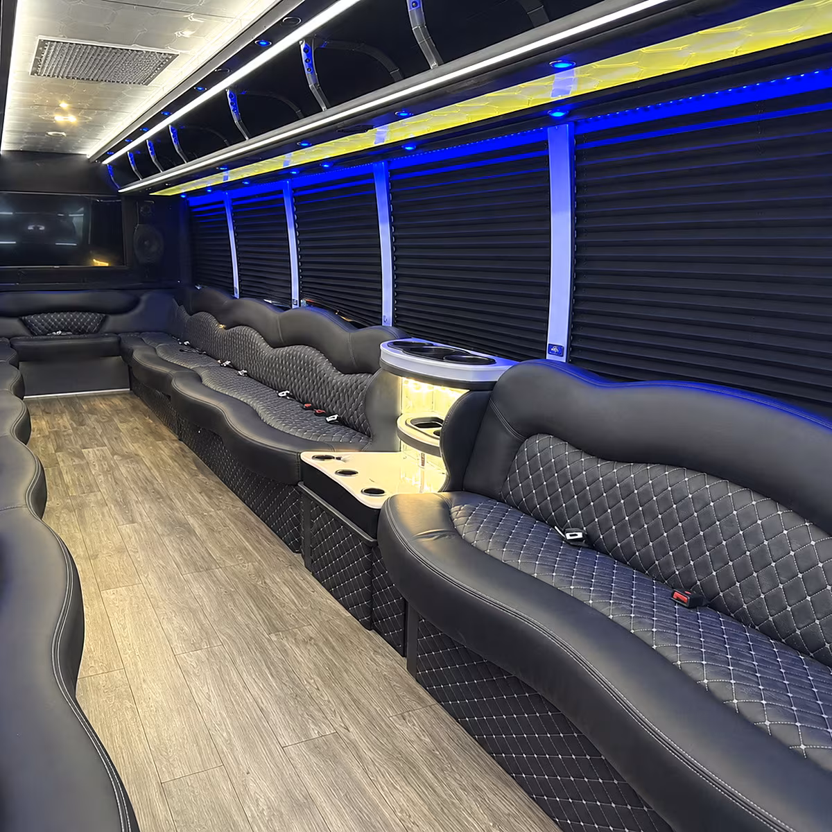 high point party bus rentals inside