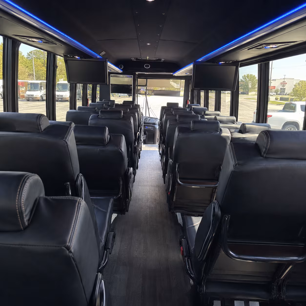 raleigh rent a bus for a meeting or corporate event in raleigh
